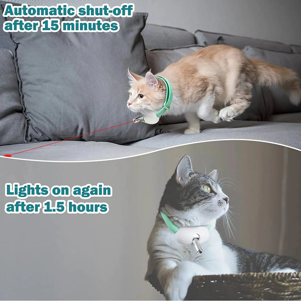 Cat Laser Collar – Interactive LED Laser Dot Collar for Cats