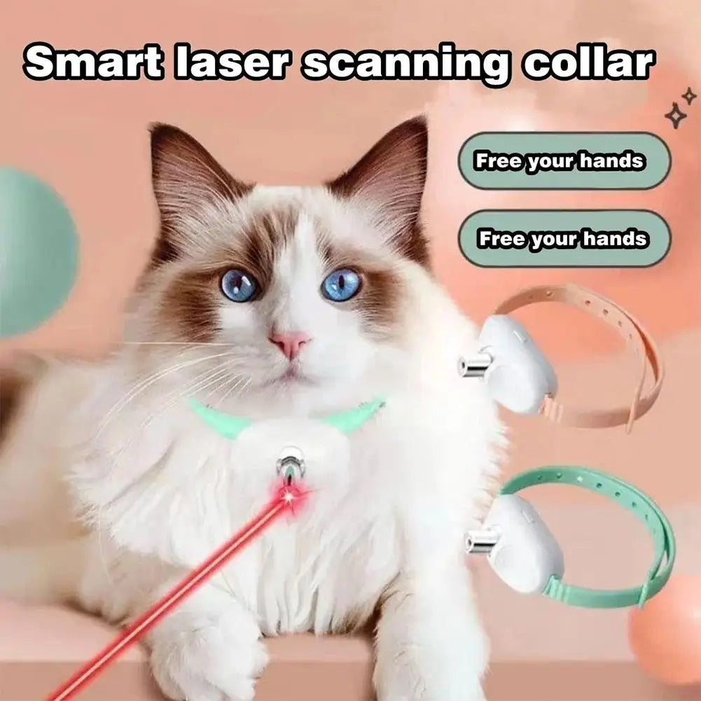 Cat Laser Collar – Interactive LED Laser Dot Collar for Cats
